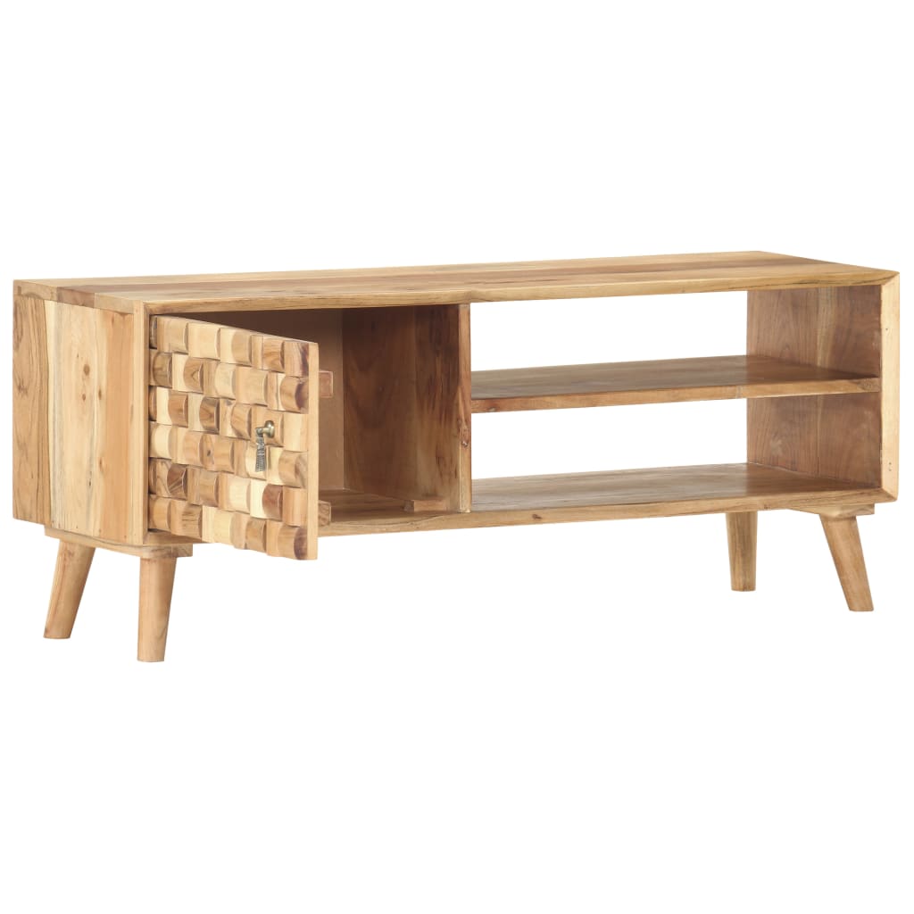 TV cabinet, 100x35x40cm, solid acacia wood