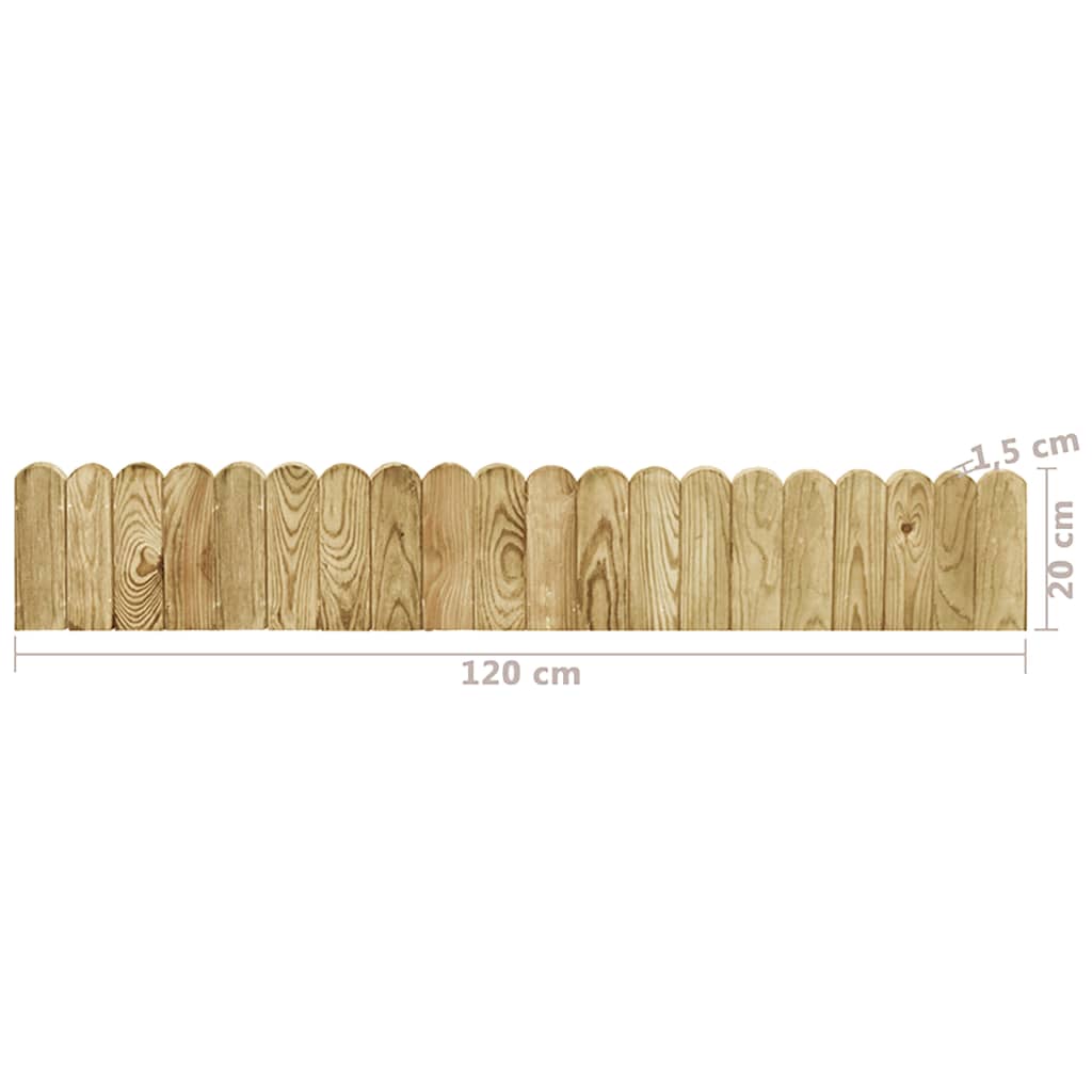 Pertvaros ritinys, žalias, 120cm, impregnuota pušies mediena