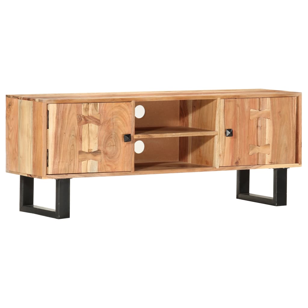 TV cabinet, 118x30x45cm, solid acacia wood