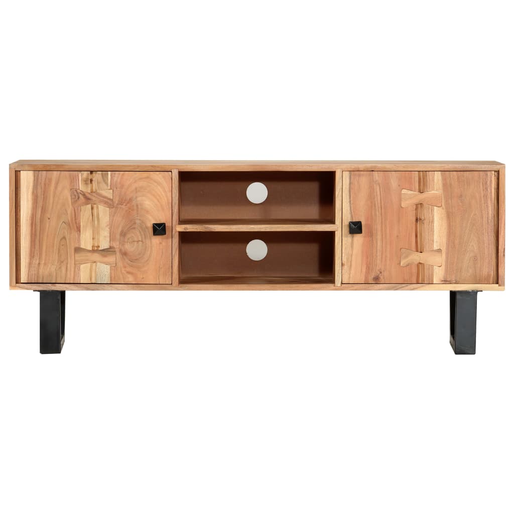 TV cabinet, 118x30x45cm, solid acacia wood