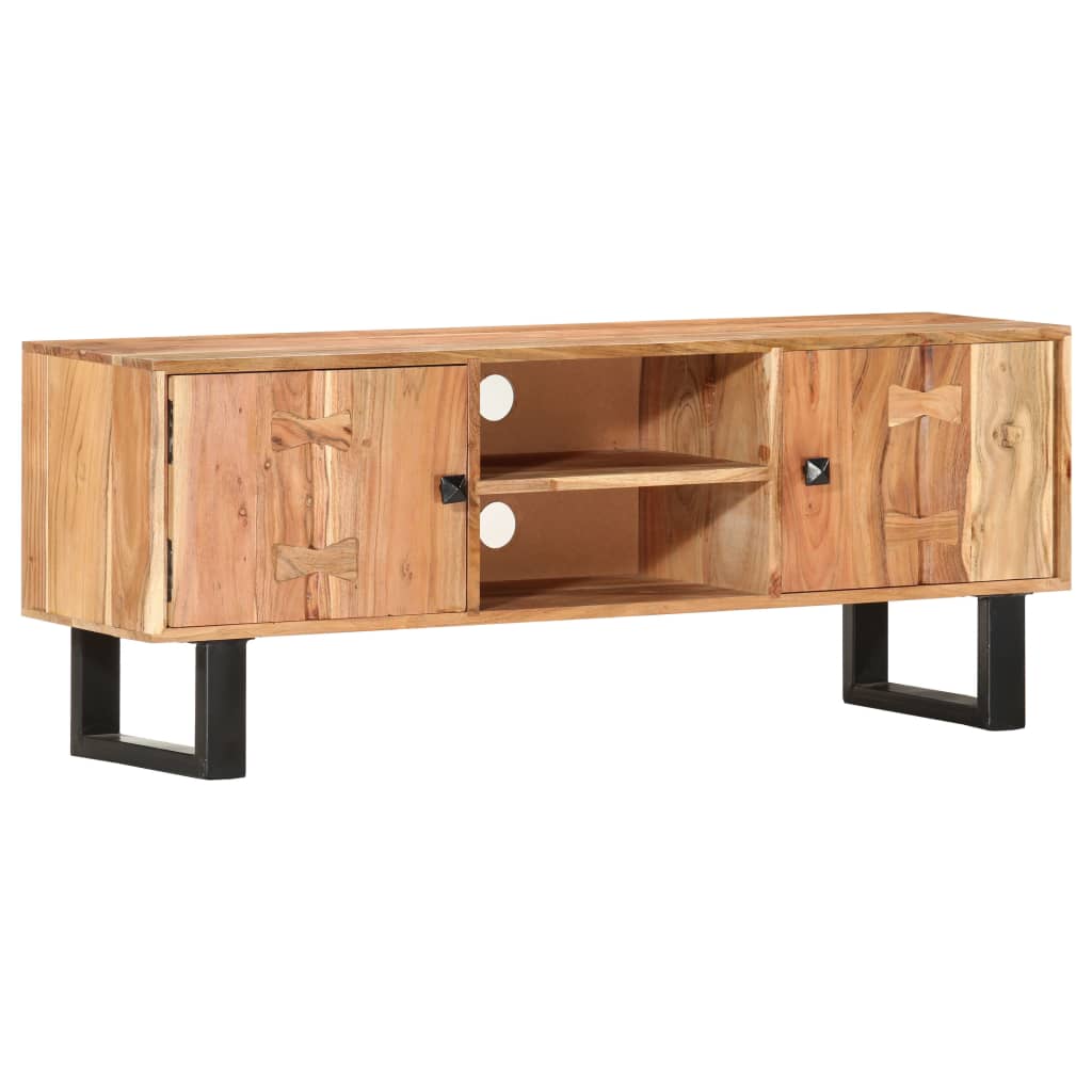 TV cabinet, 118x30x45cm, solid acacia wood