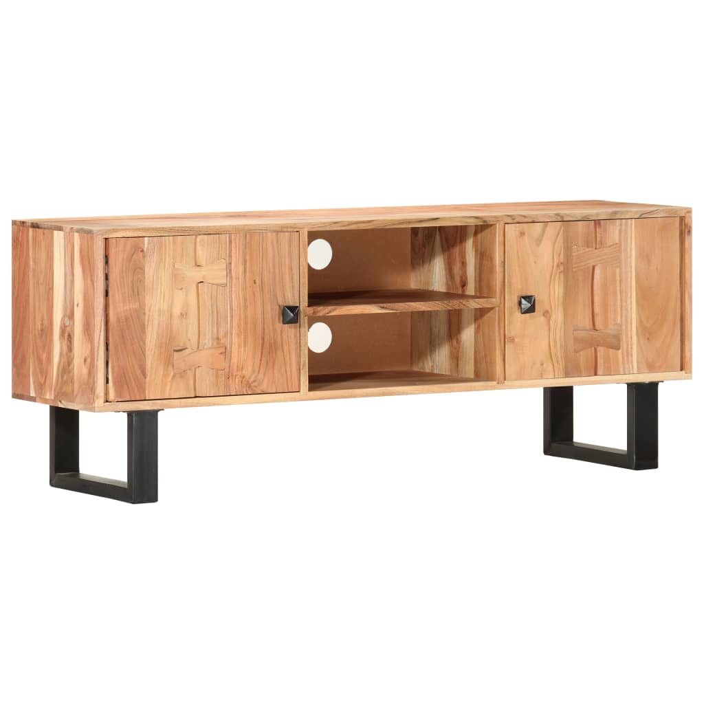 TV cabinet, 118x30x45cm, solid acacia wood