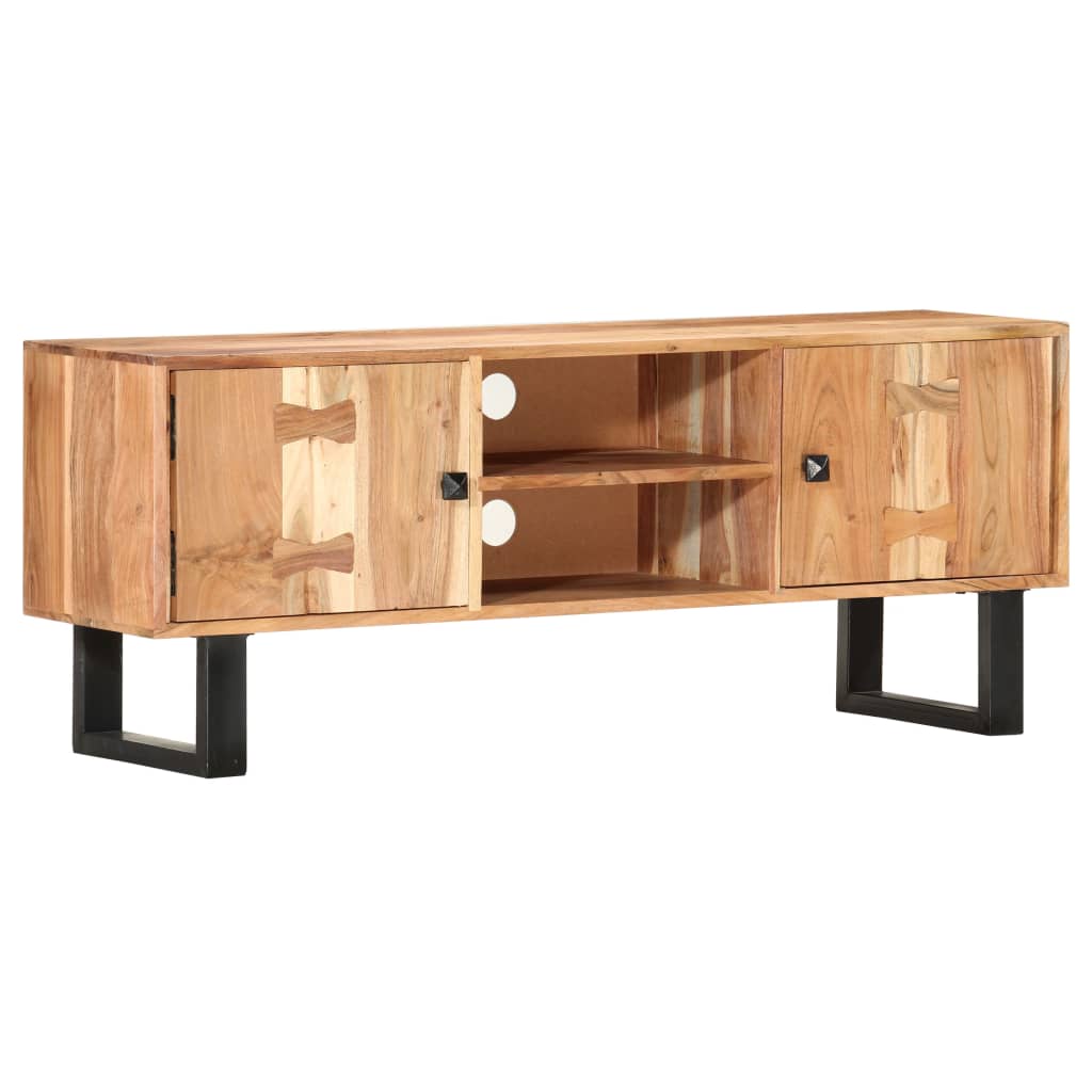 TV cabinet, 118x30x45cm, solid acacia wood