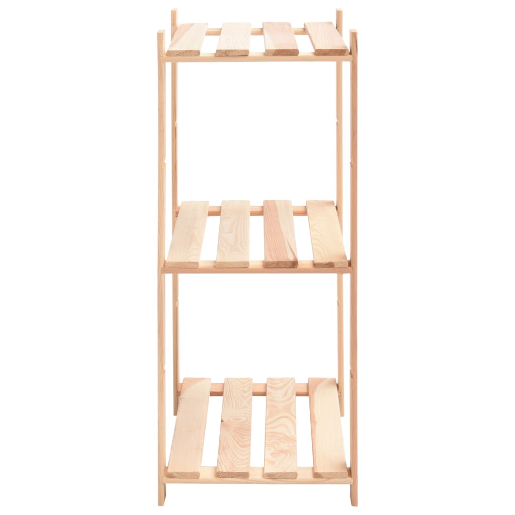 Shelves, 3 pcs., 60x38x90cm, solid pine, 3-tier
