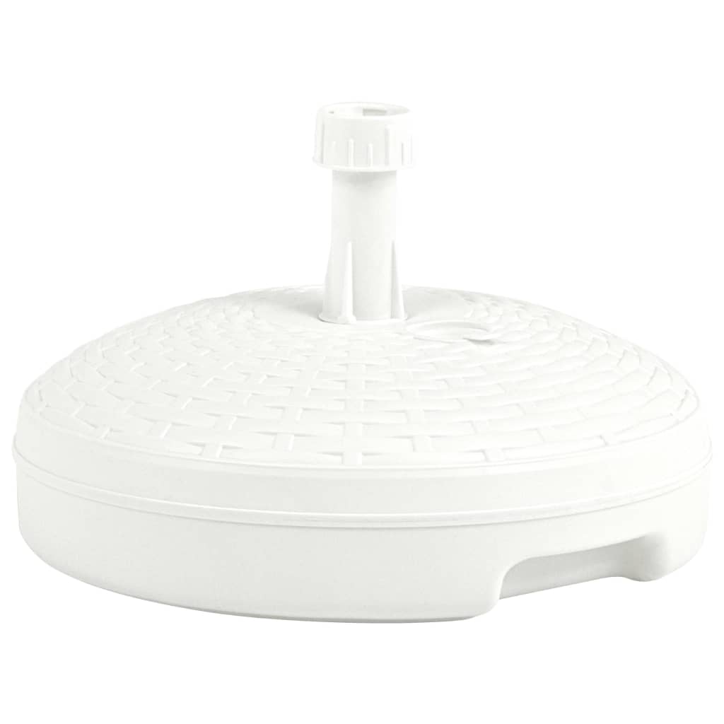 Skėčio pagrindas, baltas, 20l, ratano imitacijos plastikas