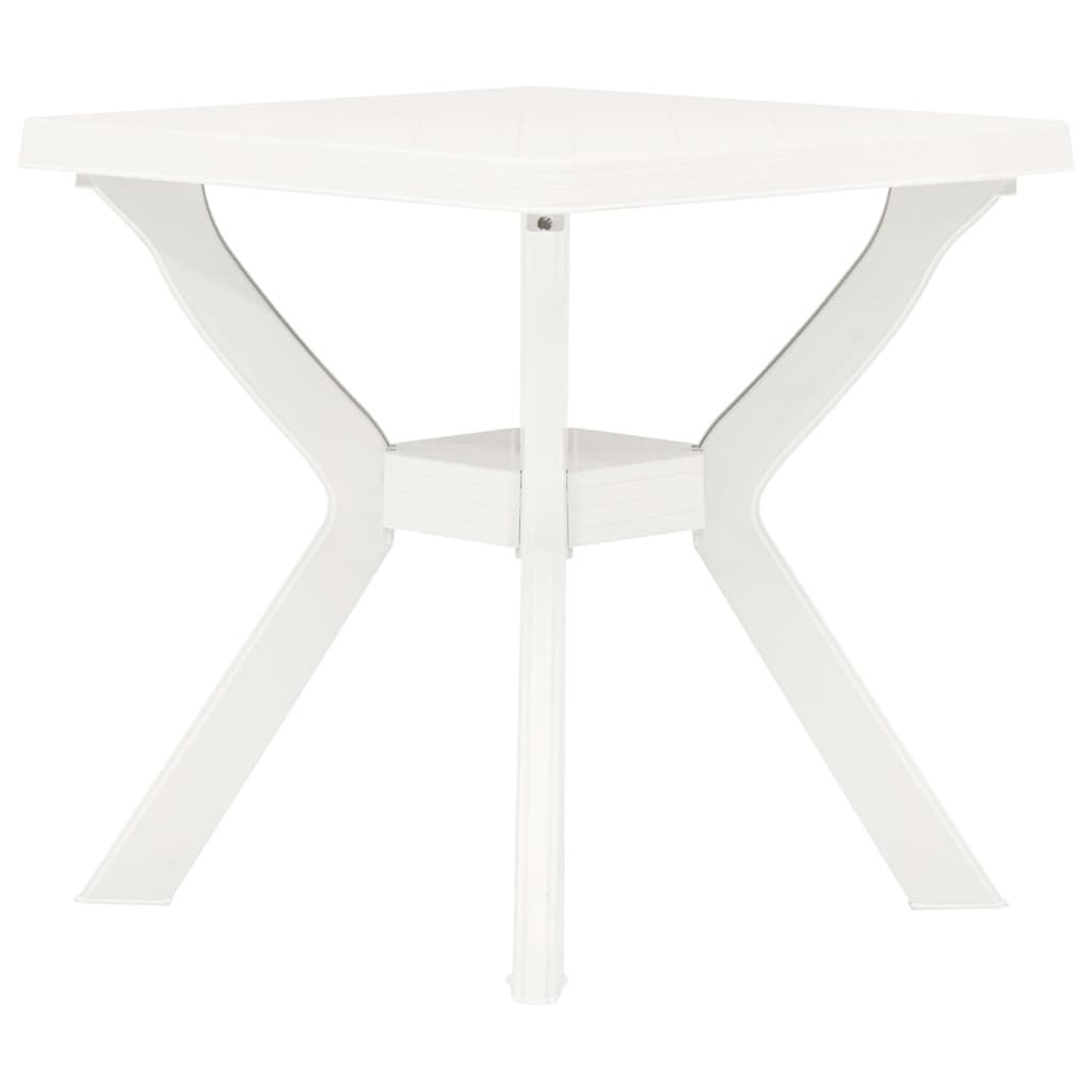 Bistro table, white, 70x70x72cm, plastic