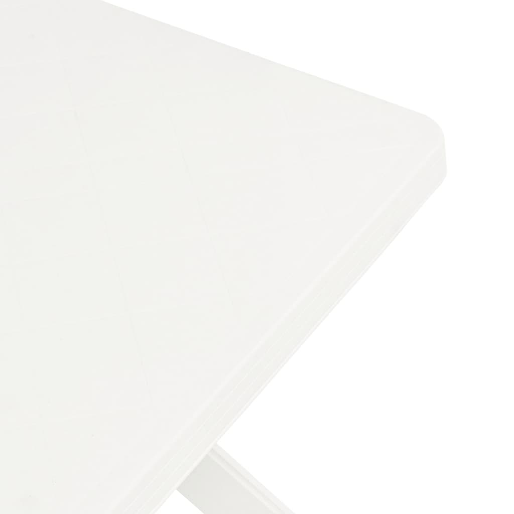 Bistro table, white, 70x70x72cm, plastic