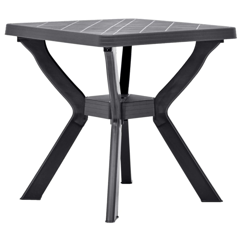Bistro table, anthracite, 70x70x72cm, plastic