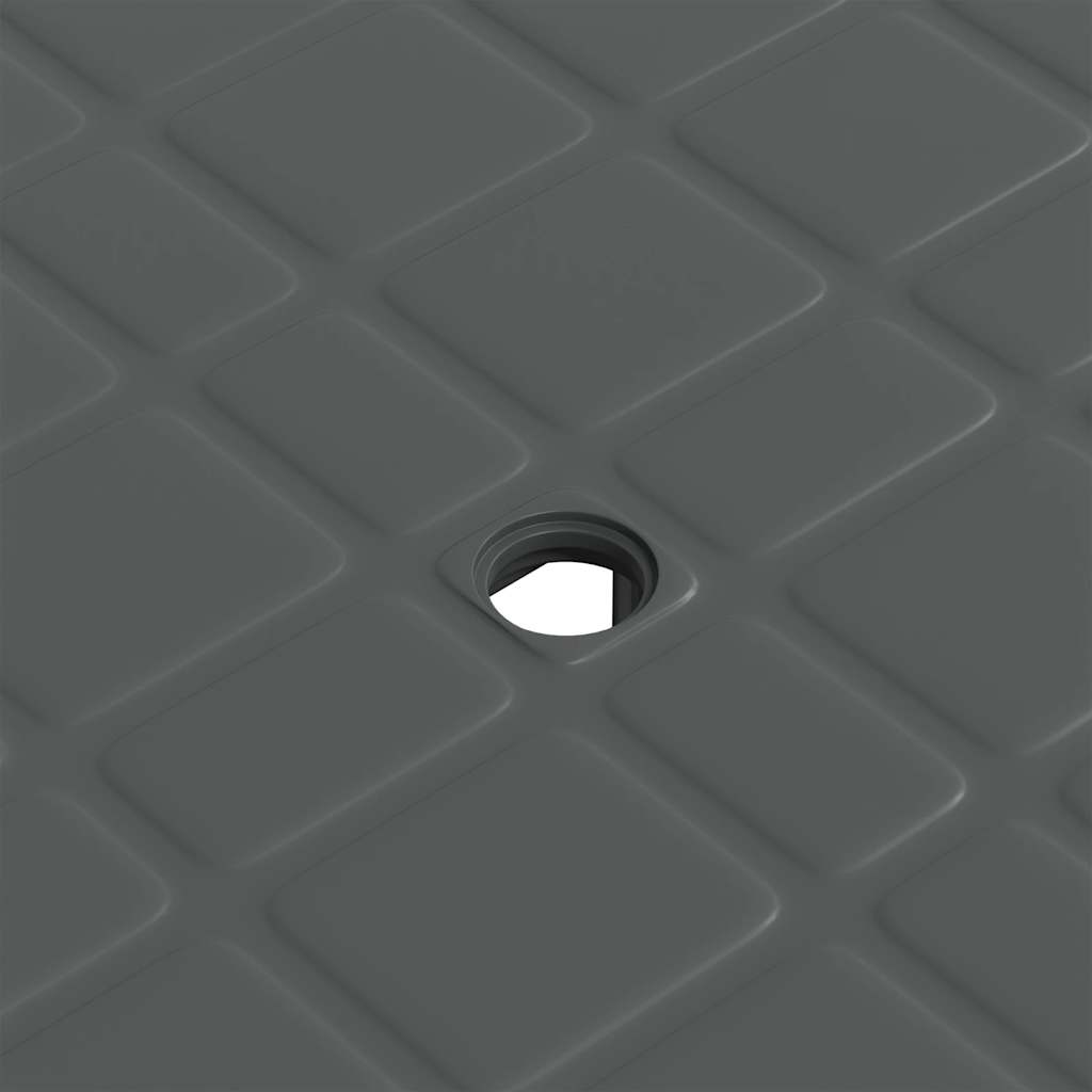 Sodo stalas, antracito spalvos, 80x75x72cm, plastikas