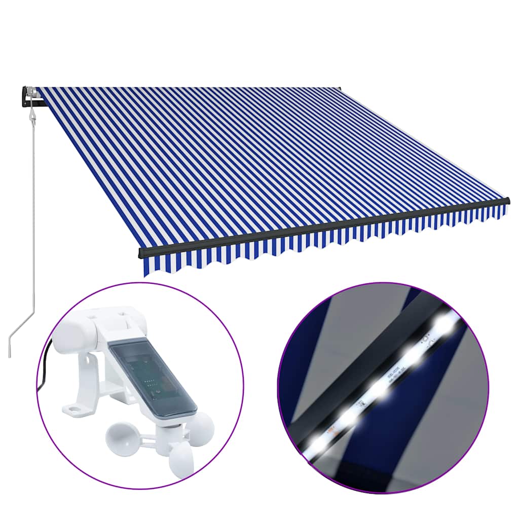 Elektrinė markizė su LED ir jutikliu 3 x 2,5 m