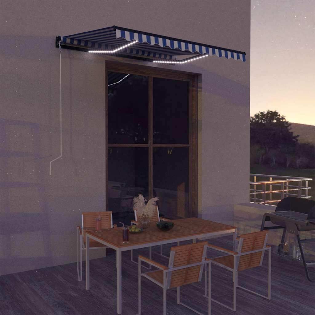 Elektrinė markizė su LED ir jutikliu 3 x 2,5 m