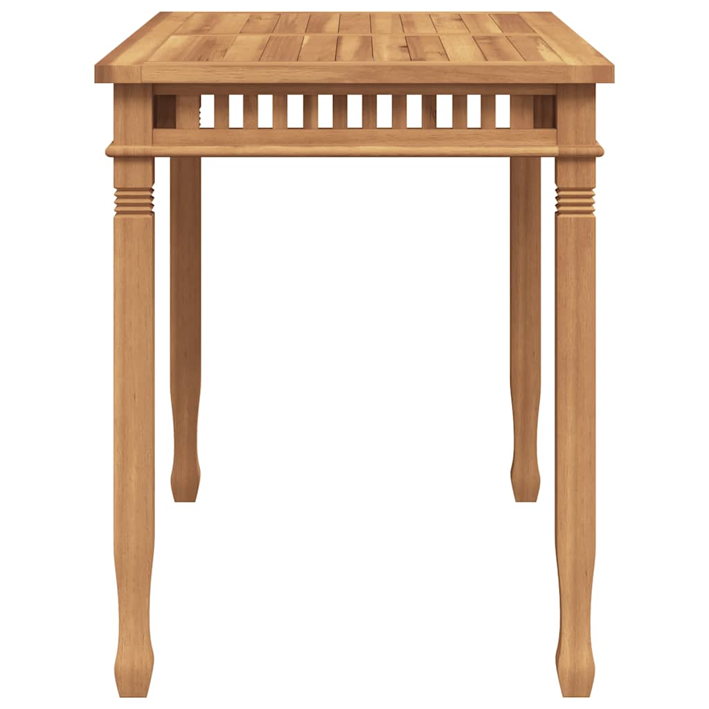 Garden dining table, 110x65x80cm, solid teak wood