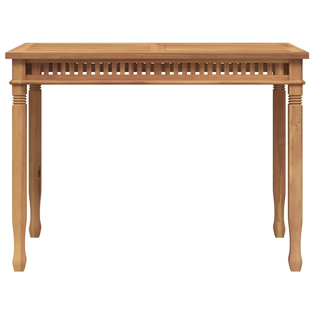 Garden dining table, 110x65x80cm, solid teak wood