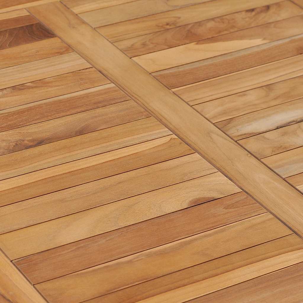 Garden dining table, 110x65x80cm, solid teak wood