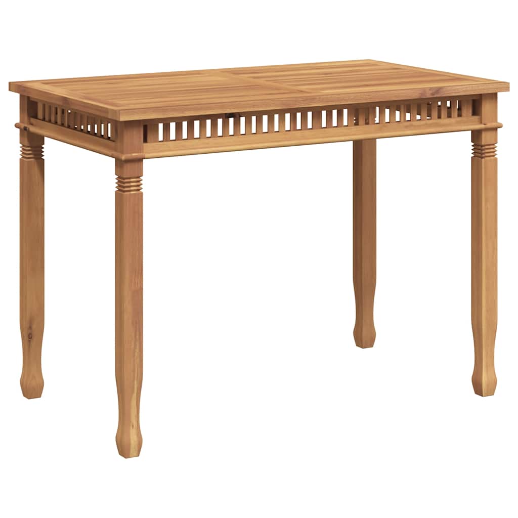 Garden dining table, 110x65x80cm, solid teak wood