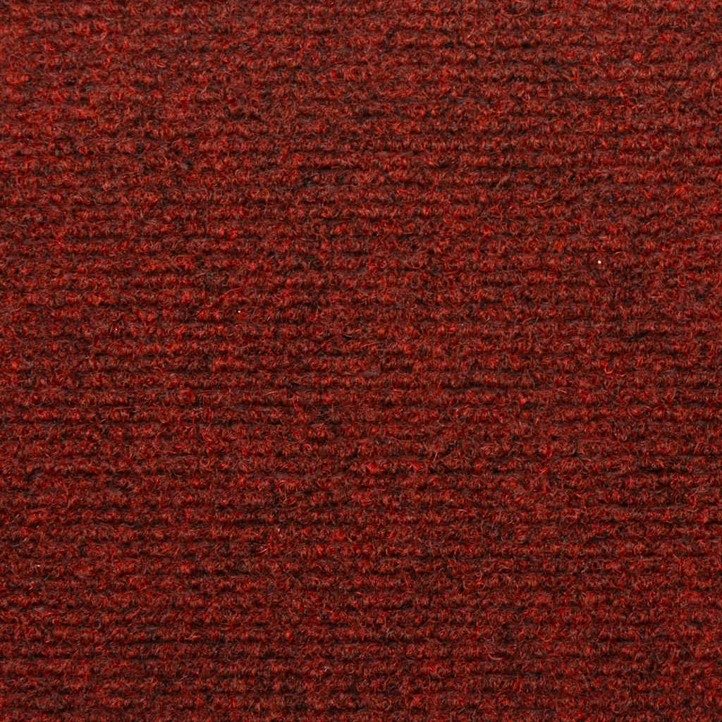 Stair mats, self-adhesive, 15 pcs, 65x21x4 cm, burgundy, rectangular, edges