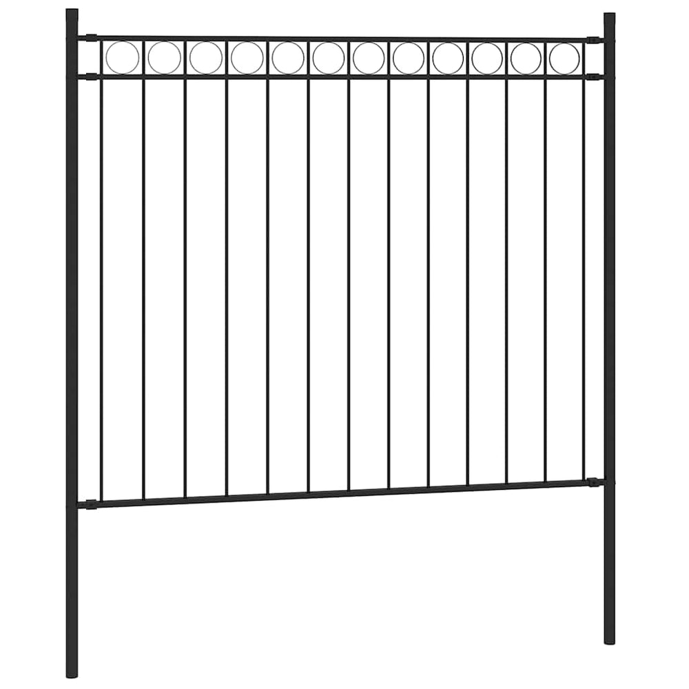 Sodo tvora ASSEN, plienas, 1,7x0,8 m, juoda