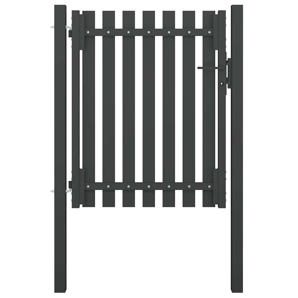 Sodo vartai, antracito spalvos, 1x1,5m, plienas