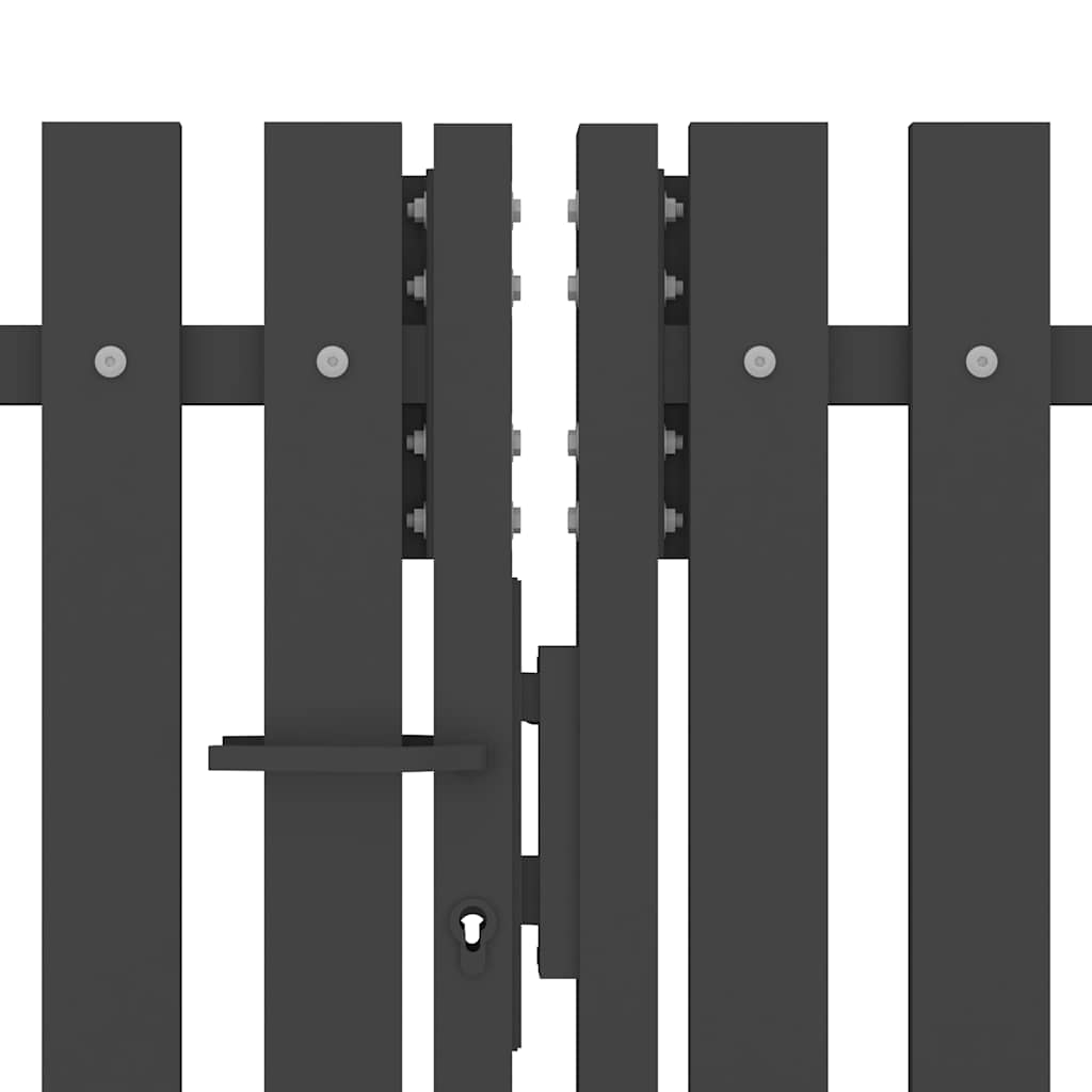 Dārza vārti, tērauda, 400x175 cm, antracīta krāsā