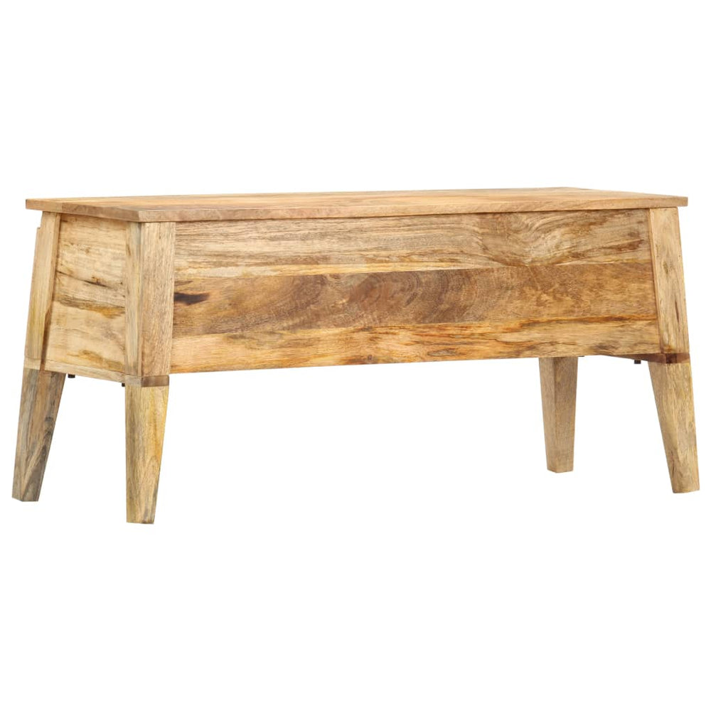 Storage trunk, 99x35x48cm, solid mango wood