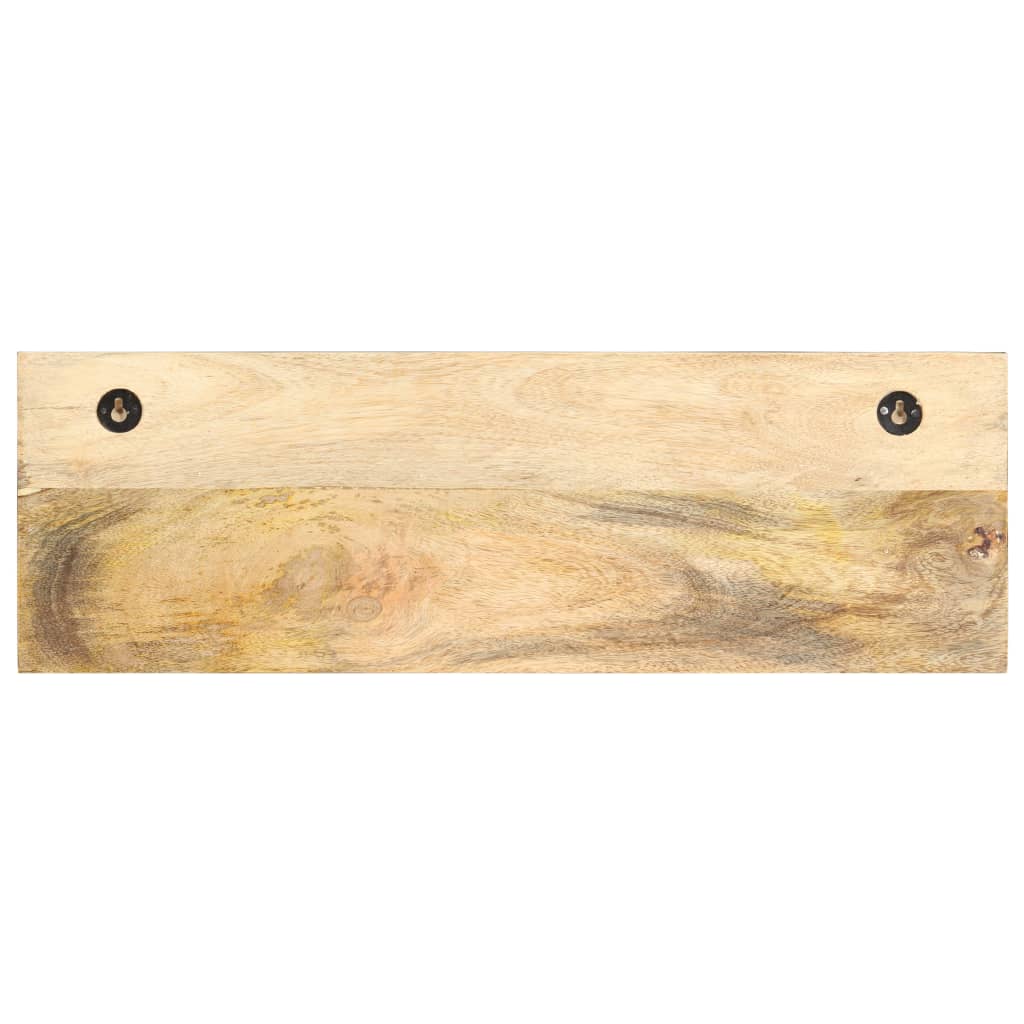 Prie sienos montuojama paltų kabykla, 60x15x20cm, mango mediena