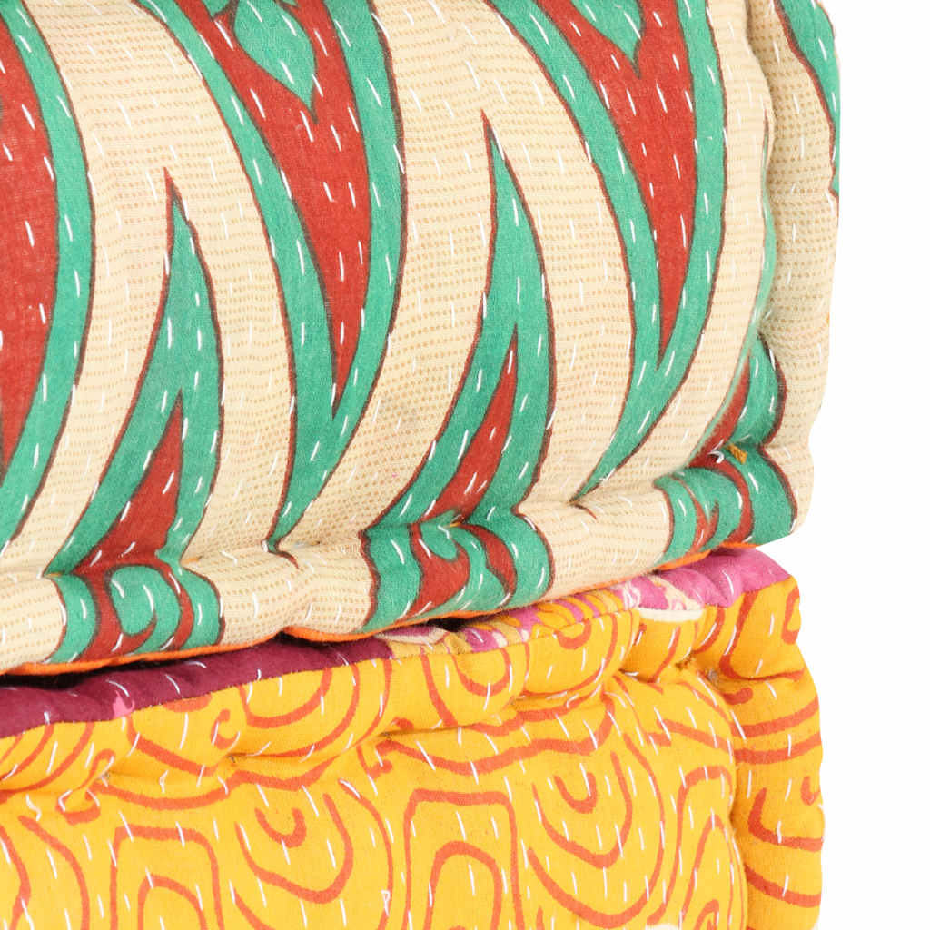 Beanbag, 60x70x36cm, fabric, patchwork