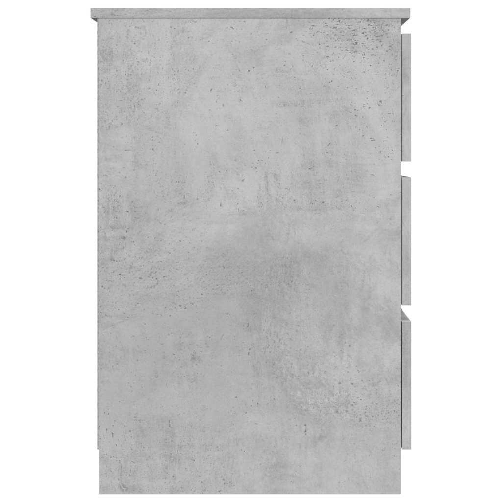 Rašomasis stalas, betono pilkas, 140x50x77cm, apdirbta mediena
