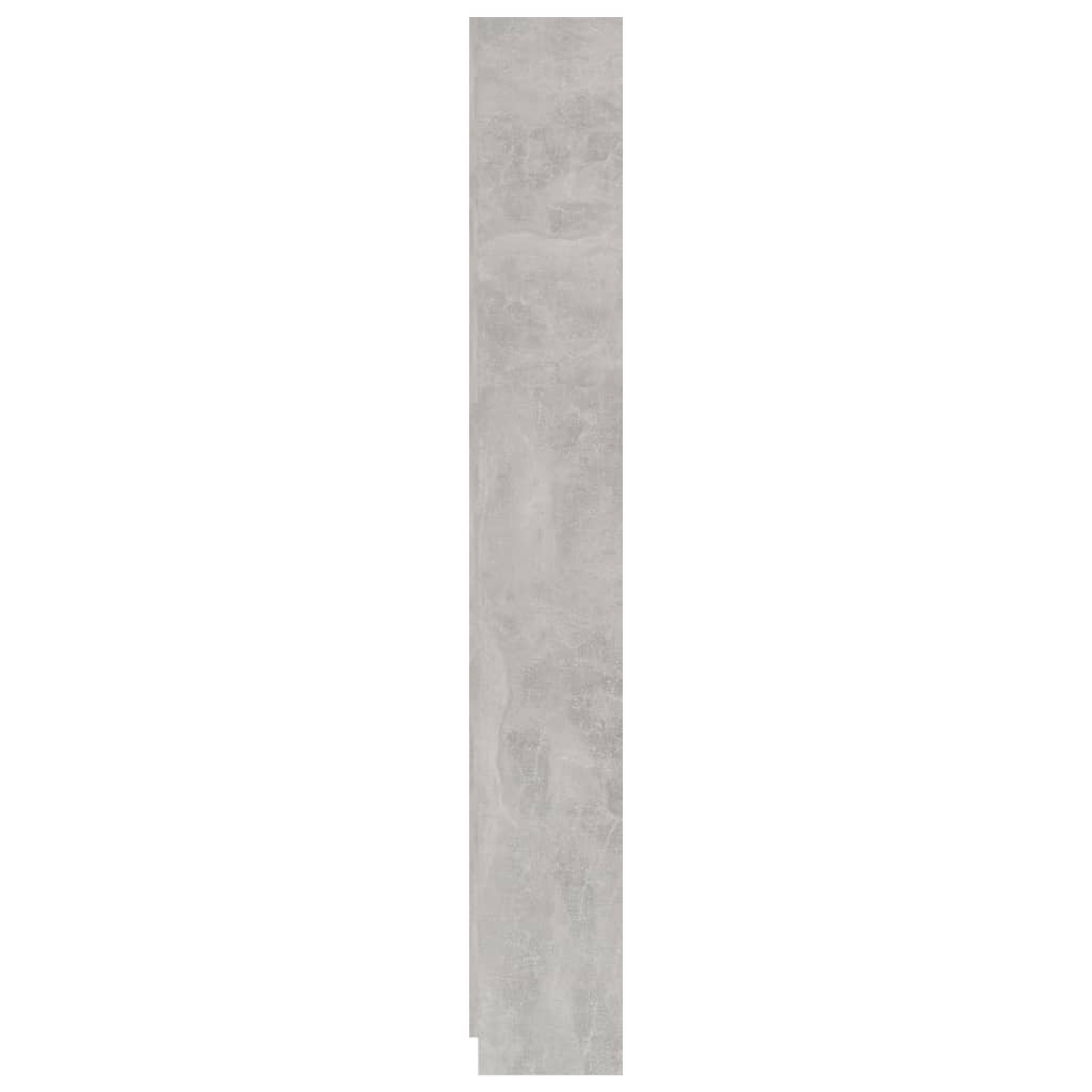 Spintelė knygoms, 5 aukštų, betono, 60x24x175cm, mediena