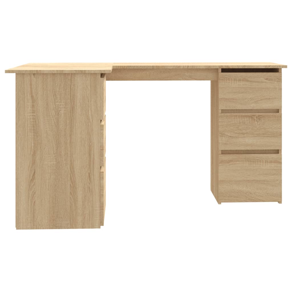 Corner desk, oak, 145x100x76cm, wood