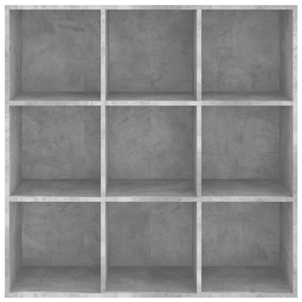 Bookcase, concrete gray, 98x29x97.5 cm