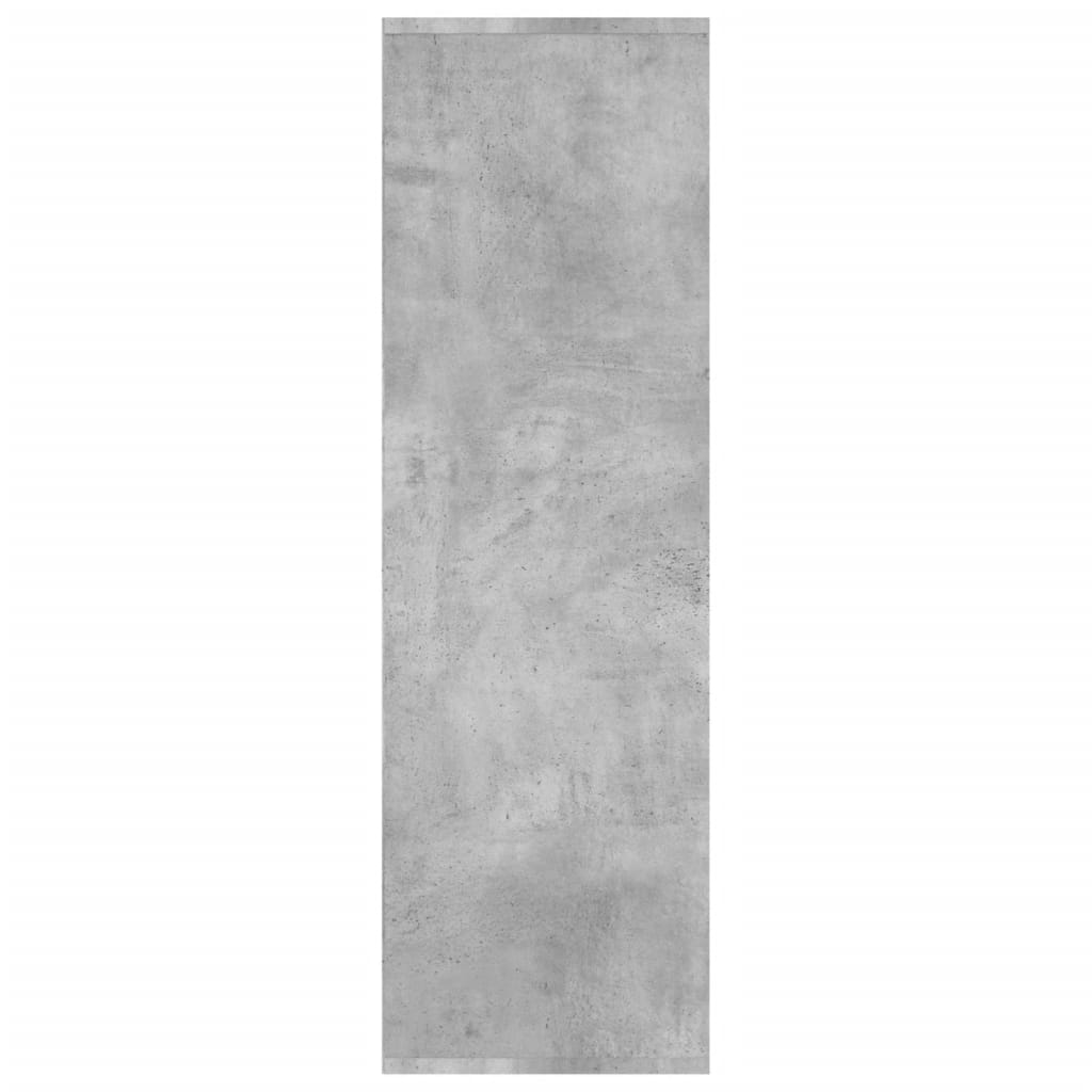 Bookcase, concrete gray, 98x29x97.5 cm