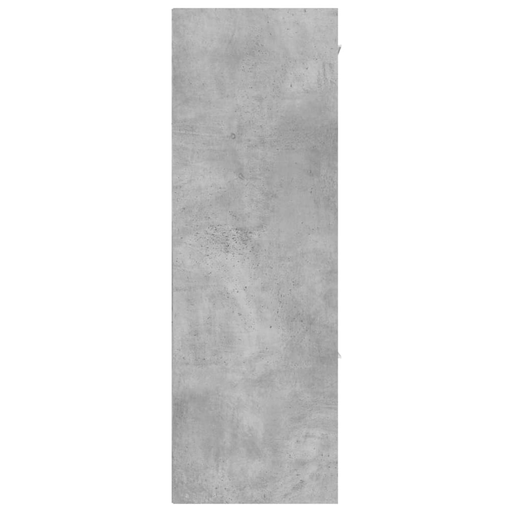 Spintelė daiktams, betono pilka, 60x29,5x90cm, apdirbta mediena
