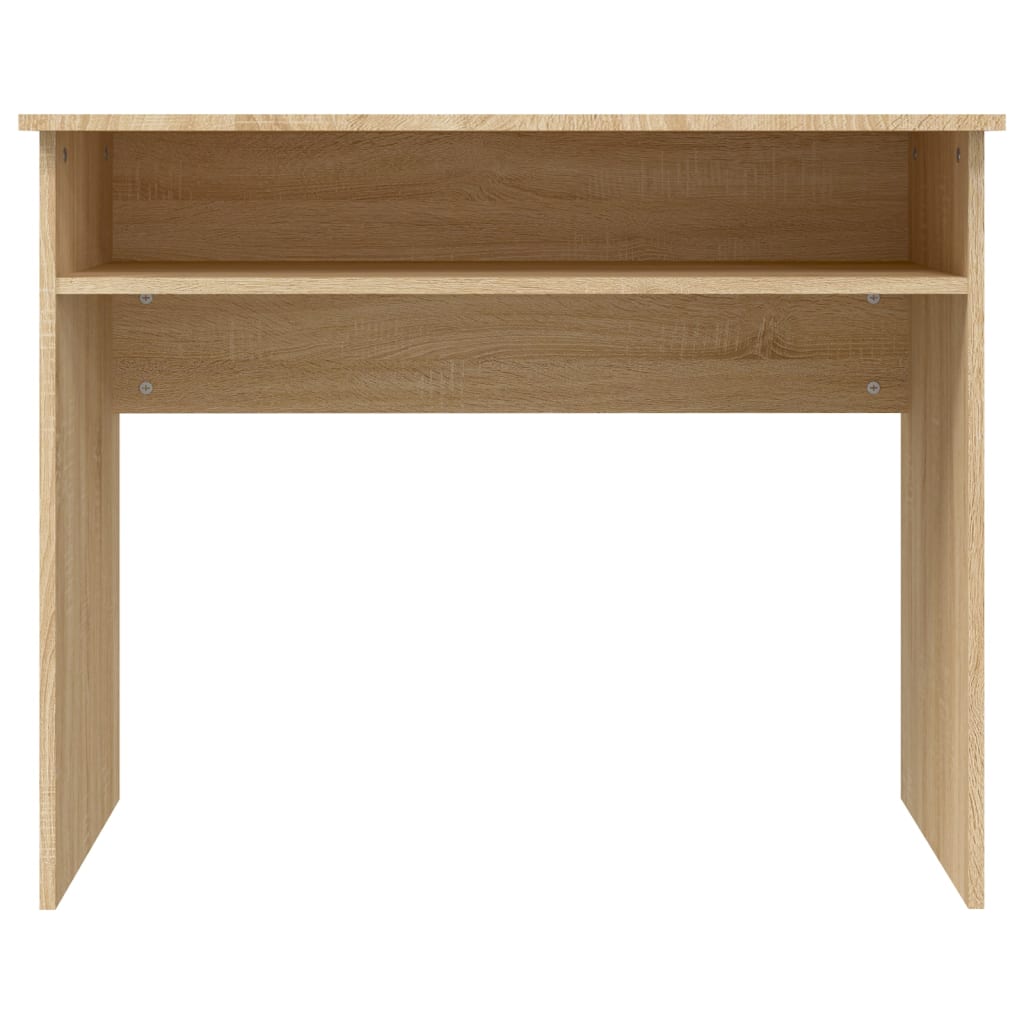 Desk, Sonoma oak, 90x50x74cm, engineered wood
