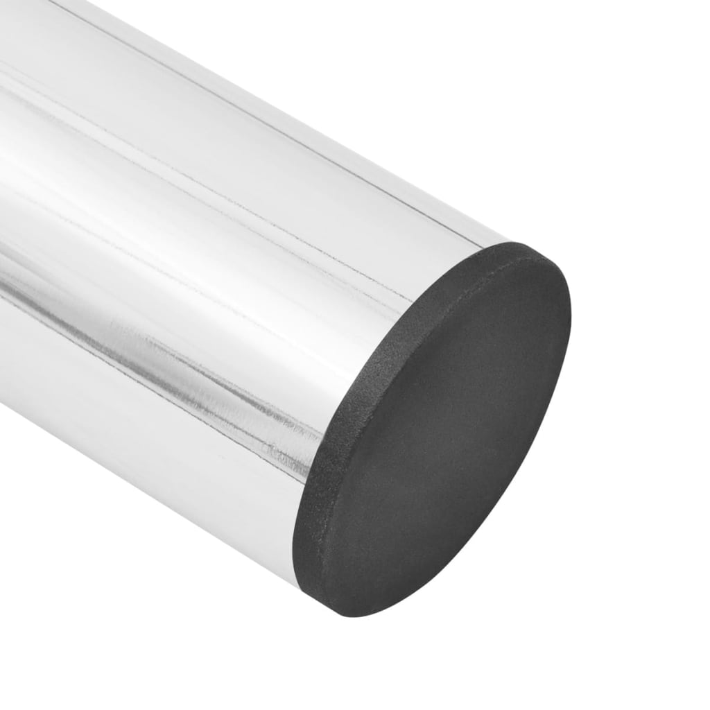 Telescopic table legs, 4 pcs, chrome, 710-1100mm