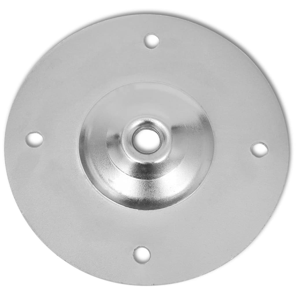 Telescopic table legs, 4 pcs, chrome, 710-1100mm