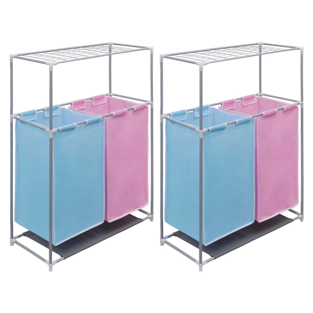 Laundry sorter and dryer rack, 2 pcs,