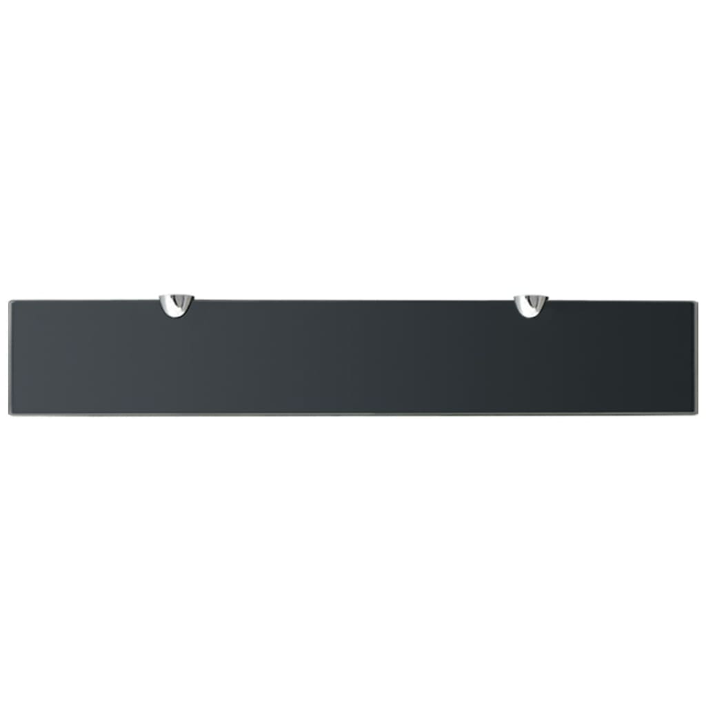 Wall shelves, 2 pcs., 60x10 cm, glass, 8 mm (243765x2)