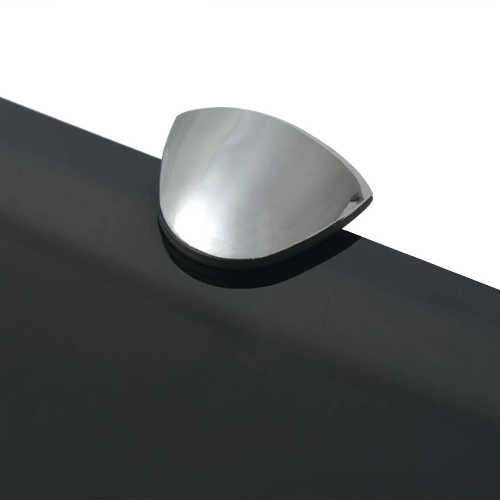 Wall shelves, 2 pcs., 60x10 cm, glass, 8 mm (243765x2)