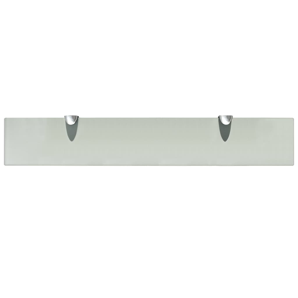 Wall shelves, 2 pcs., 60x10cm, glass, 8mm (243773x2)