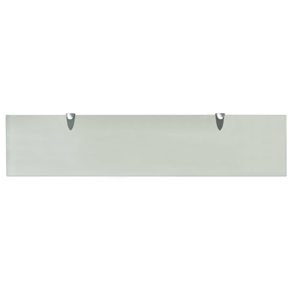 Wall shelves, 2 pcs., 90x20cm, glass, 8mm (243800x2)