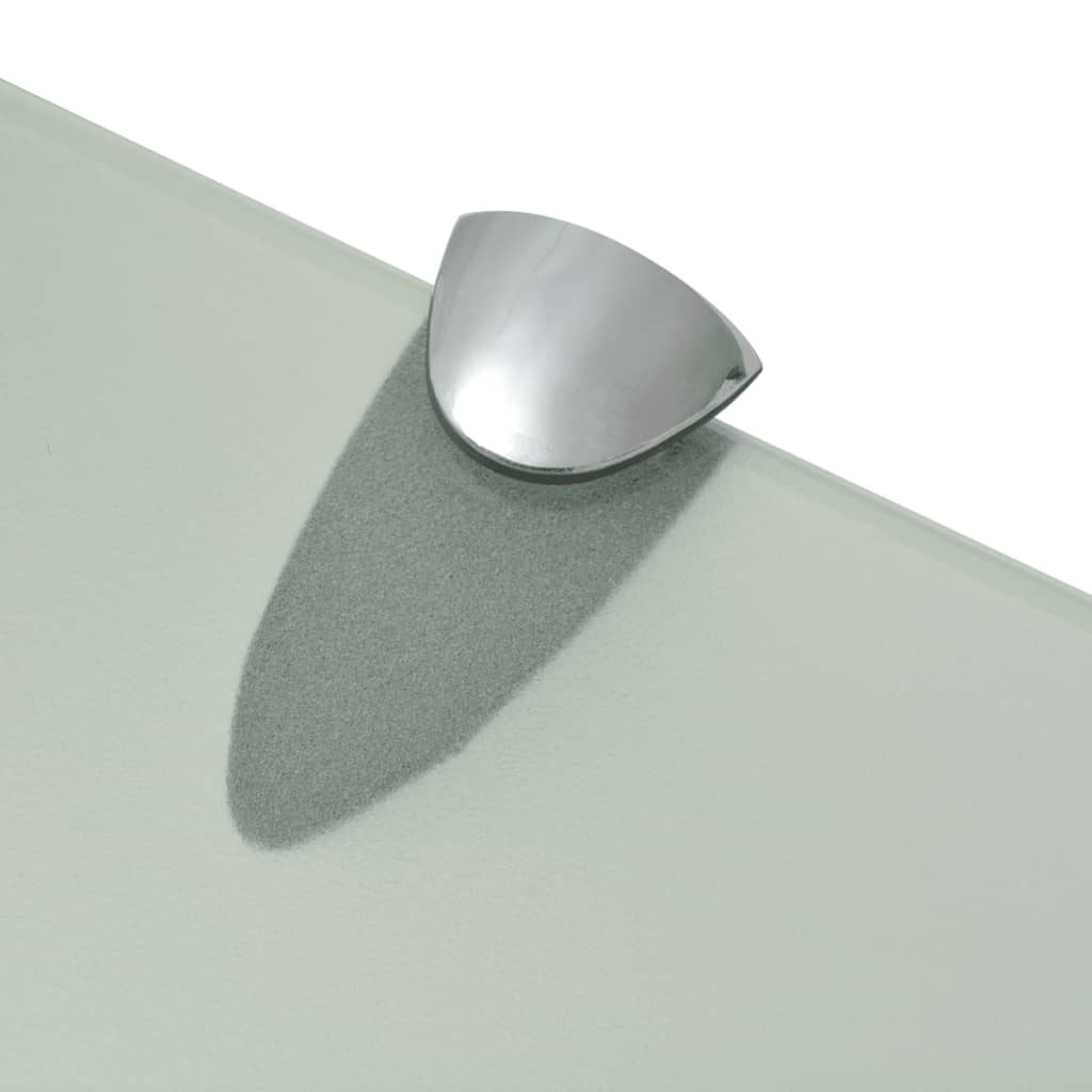Wall shelves, 2 pcs., 90x20cm, glass, 8mm (243800x2)