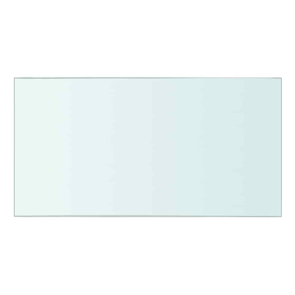Shelves, 2 pcs., clear, 30x12cm, glass plate (243807x2)