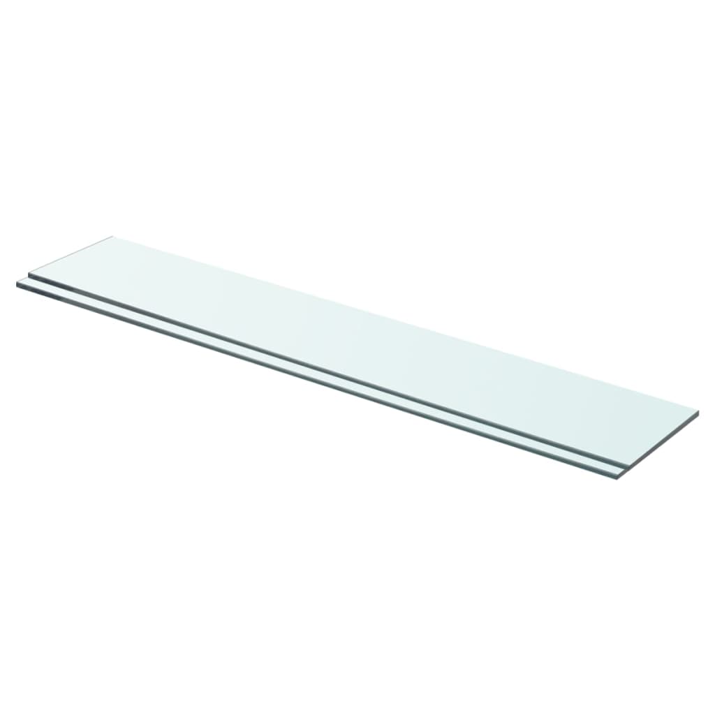 Shelves, 2 pcs., transparent, 70x12cm, glass panel (243827x2)