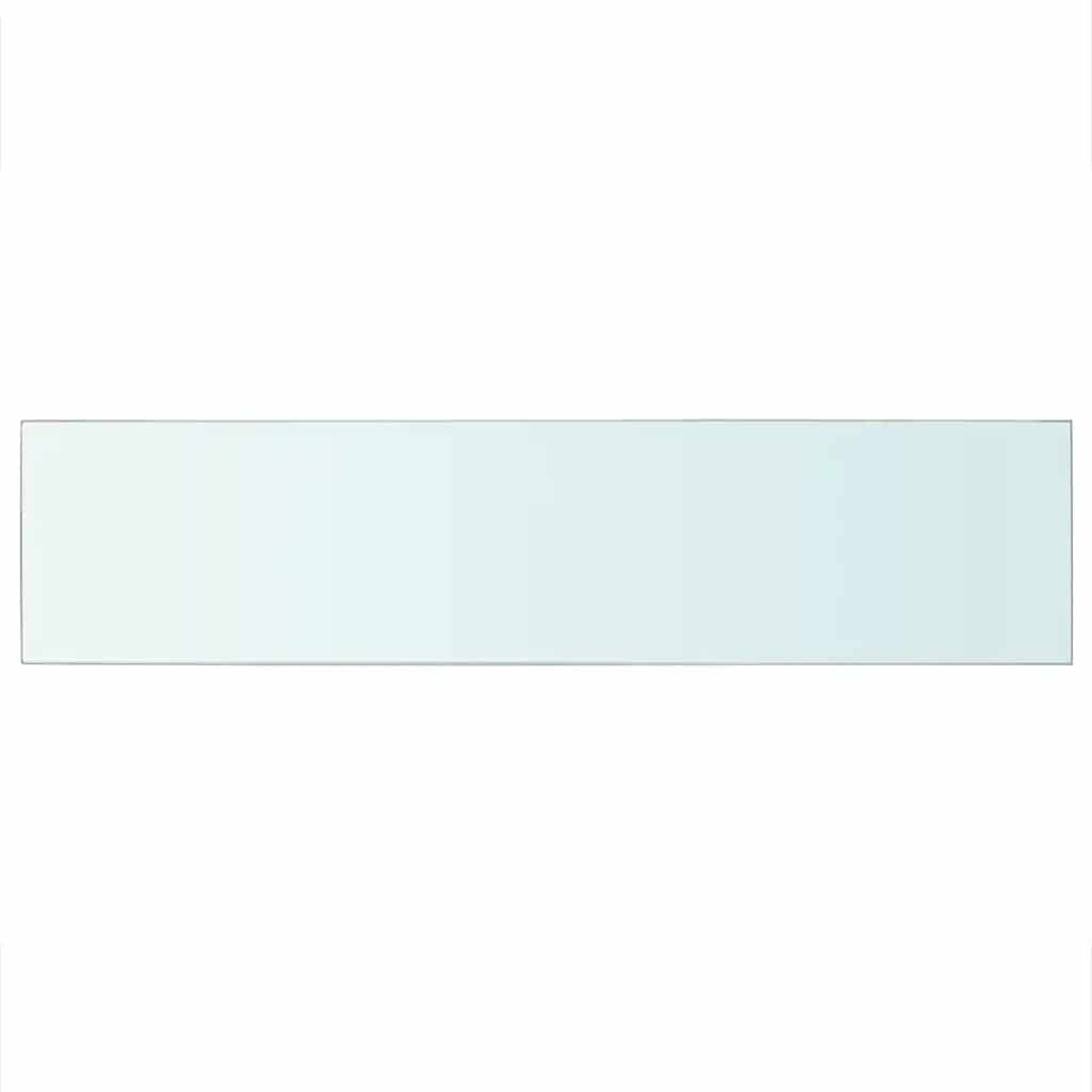 Shelves, 2 pcs, clear, 110x25cm, glass panel (243850x2)