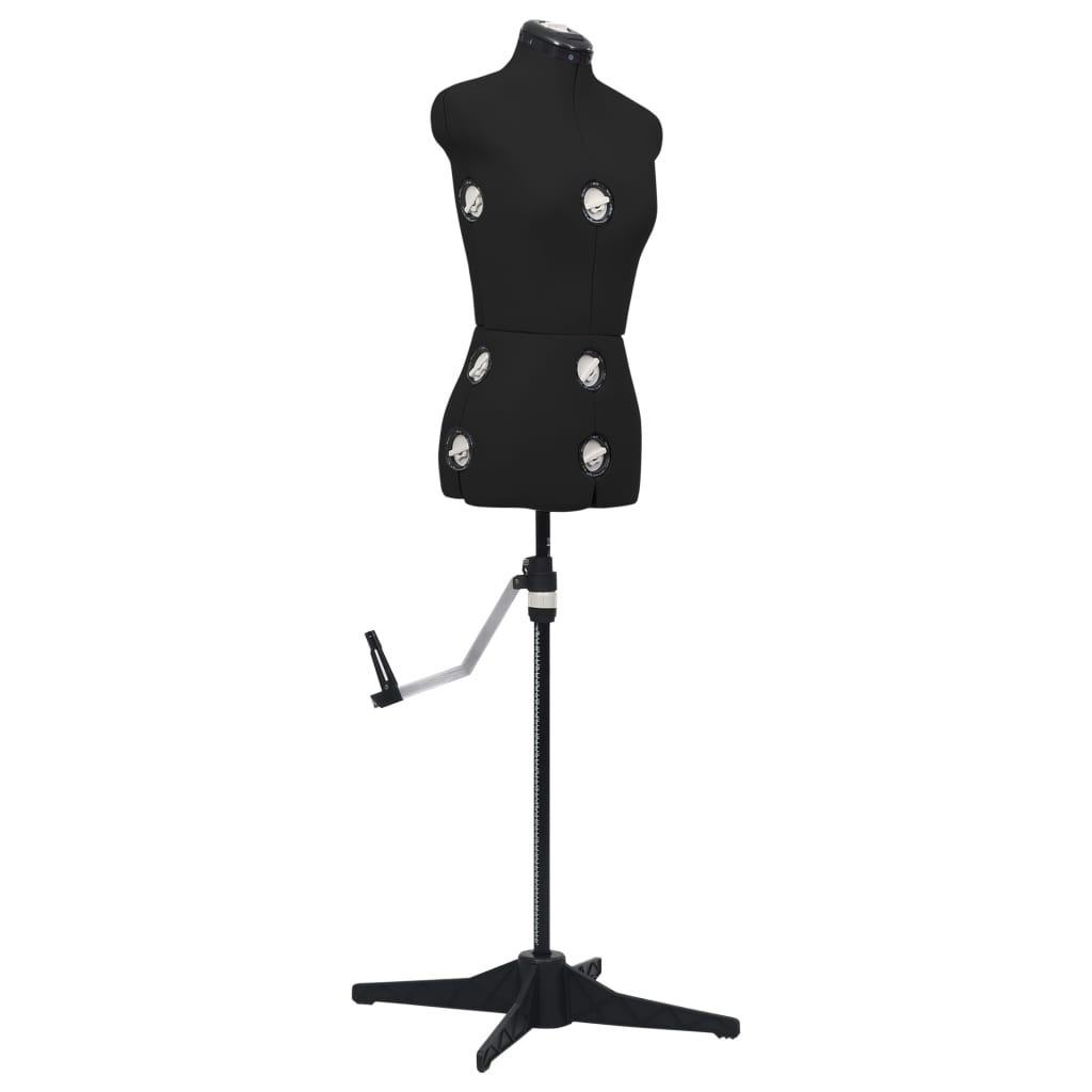Adjustable dress form, black, female, size S/33-40