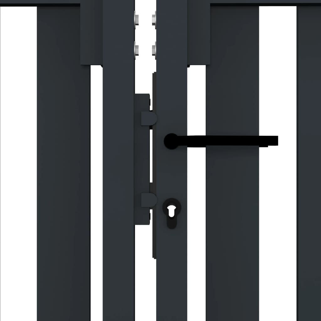 Dvigubi vartai, antracito spalvos, 306x220cm, plienas