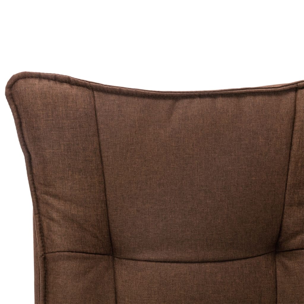 Office chair, brown, fabric