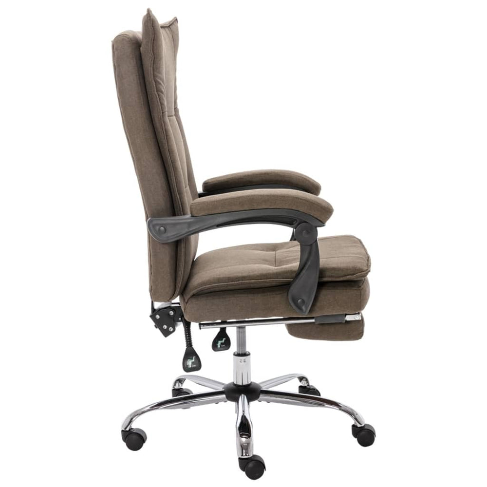 Office chair, taupe, fabric