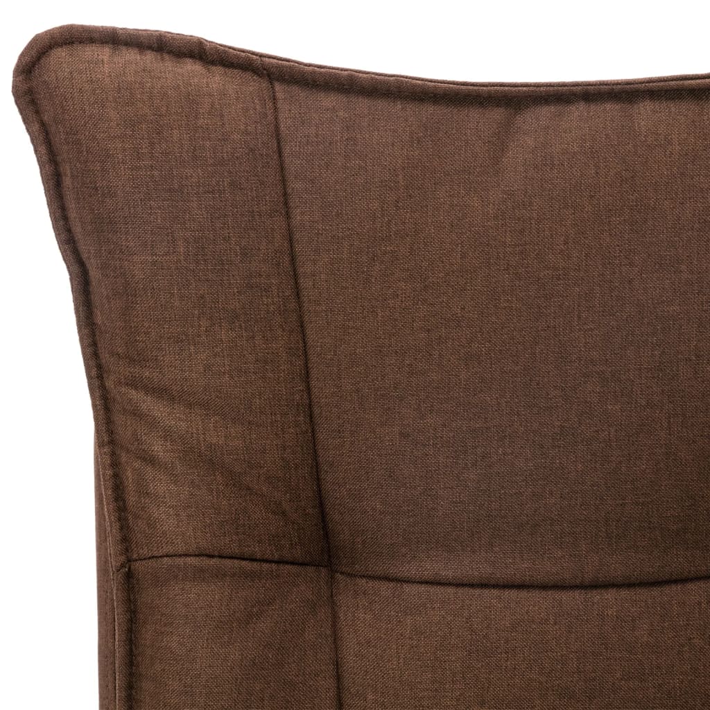 Office chair, brown, fabric
