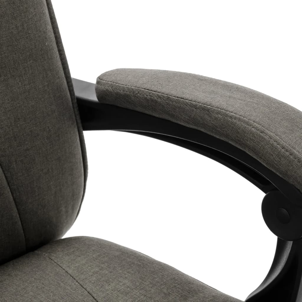 Massage office chair, grey, fabric